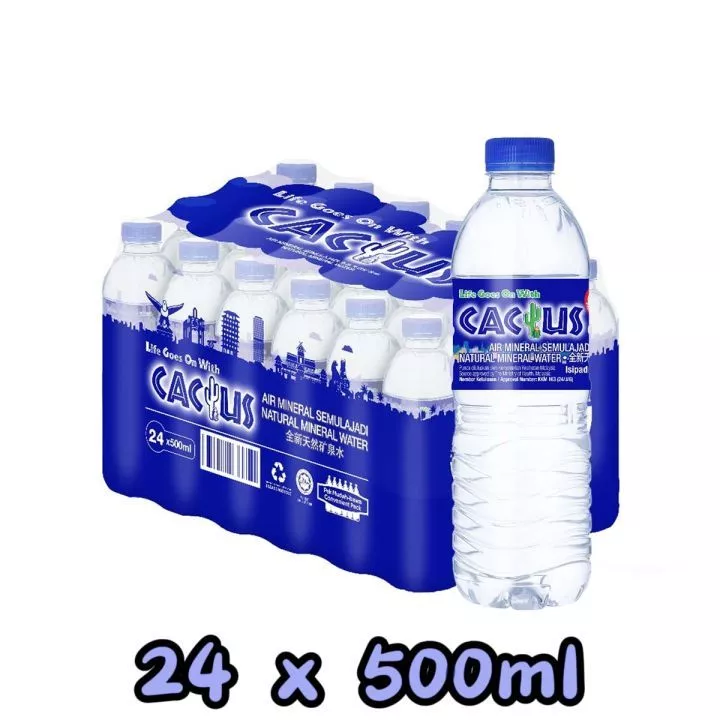 Cactus Mineral Water 500ml Carton - Image 2
