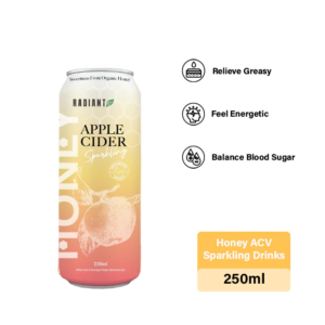 Honey Apple Cider Vinegar Sparkling Drink