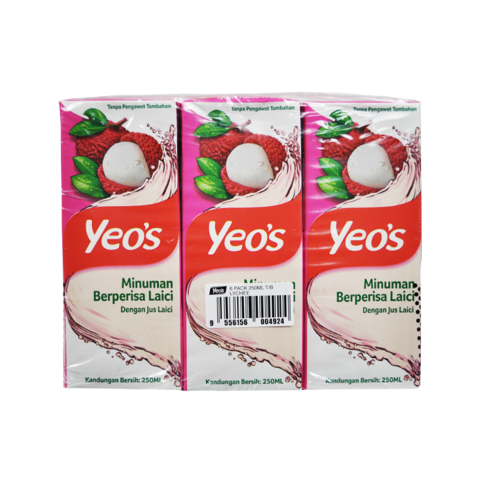 YEOS Lychee Drink 6x250ml - Anchor Premium Add-On - Image 2