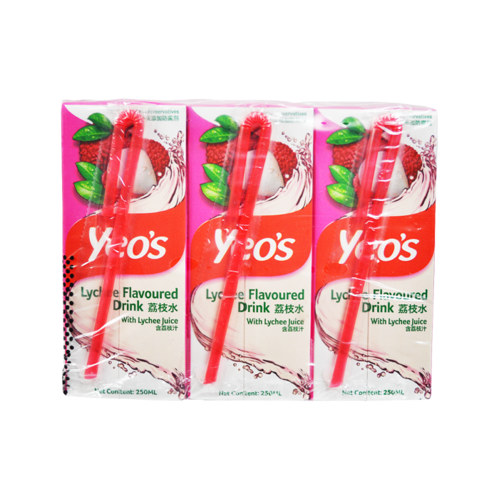 YEOS Lychee Drink 6x250ml - Anchor Premium Add-On
